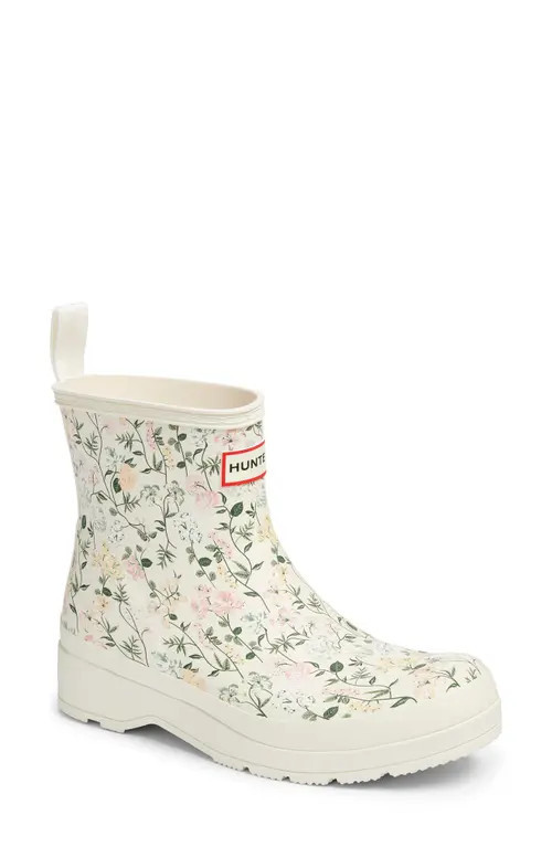 Hunter Original Play Waterproof Boot in Cloud Dancer Multi at Nordstrom, Size 11 | Nordstrom