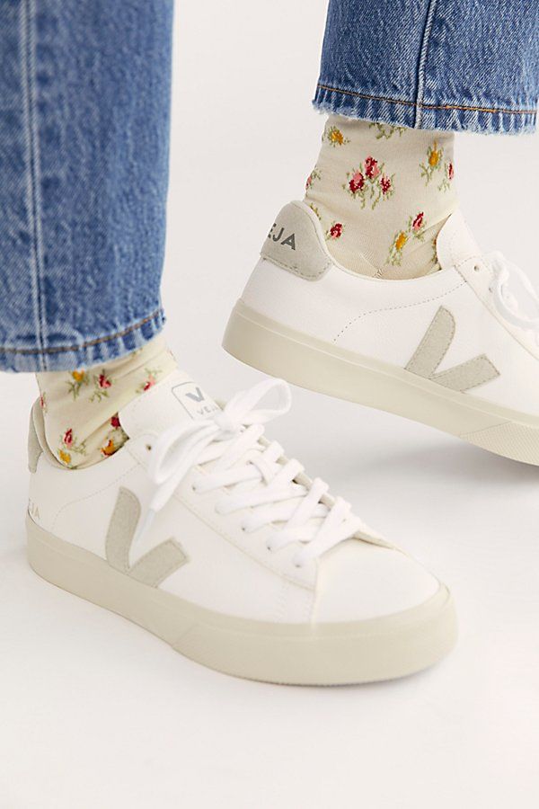 Veja Campo Sneakers by Veja at Free People, White / Natural, EU 39 | Free People (Global - UK&FR Excluded)