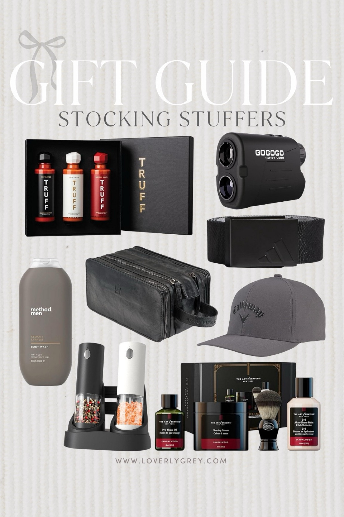 Stocking stuffer ideas for him! The range finder is so great for any golfers in your life! 


Loverly grey, gifts for him, Christmas, holiday, gift ideas 

#LTKGiftGuide #LTKHoliday #LTKMens