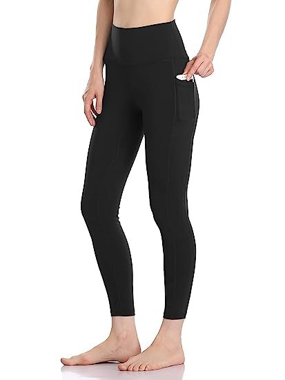 Colorfulkoala Women's High Waisted Yoga Pants 7/8 Length Leggings with Pockets | Amazon (US)