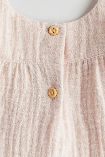 Cotton Muslin Top - Light dusty pink - Kids | H&M US | H&M (US + CA)
