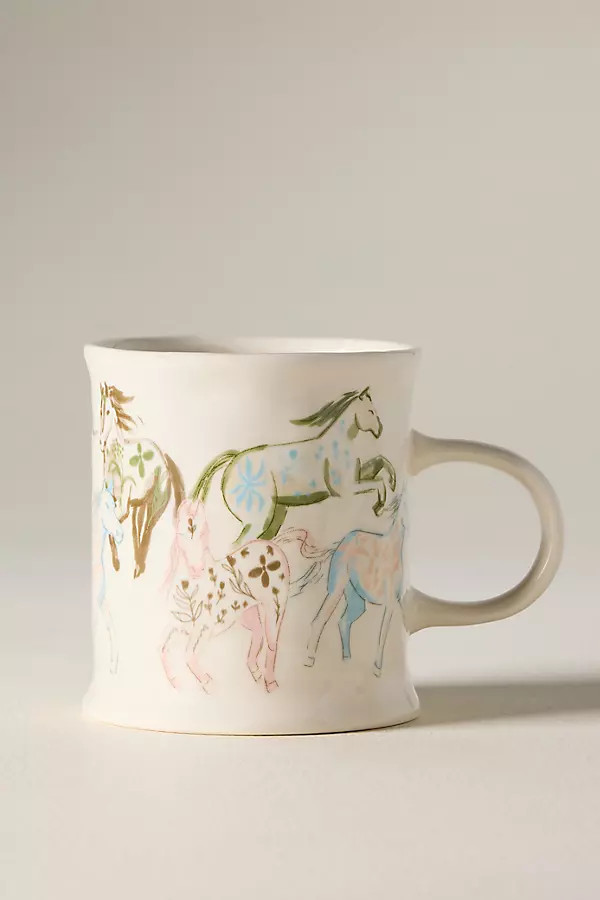 Run Wild Stoneware Mug | Anthropologie (US)