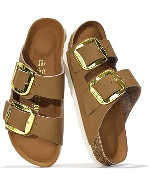 Project Cloud Genuine Leather Flat Sandals for Women 2025 Comfortable Beach Essentials Womens San... | Amazon (US)