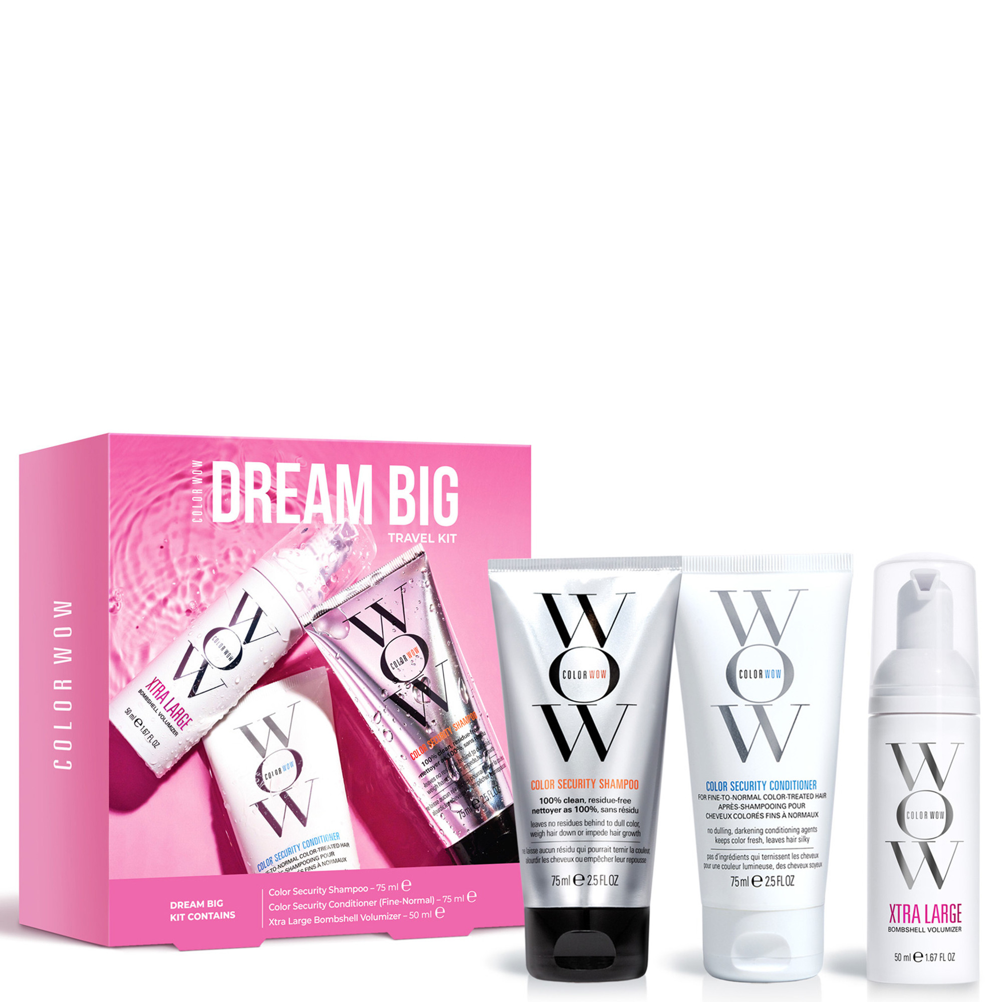 Color WOW Dream Big Travel Kit (Worth £33.00) | LOOKFANTASTIC | Look Fantastic (UK)