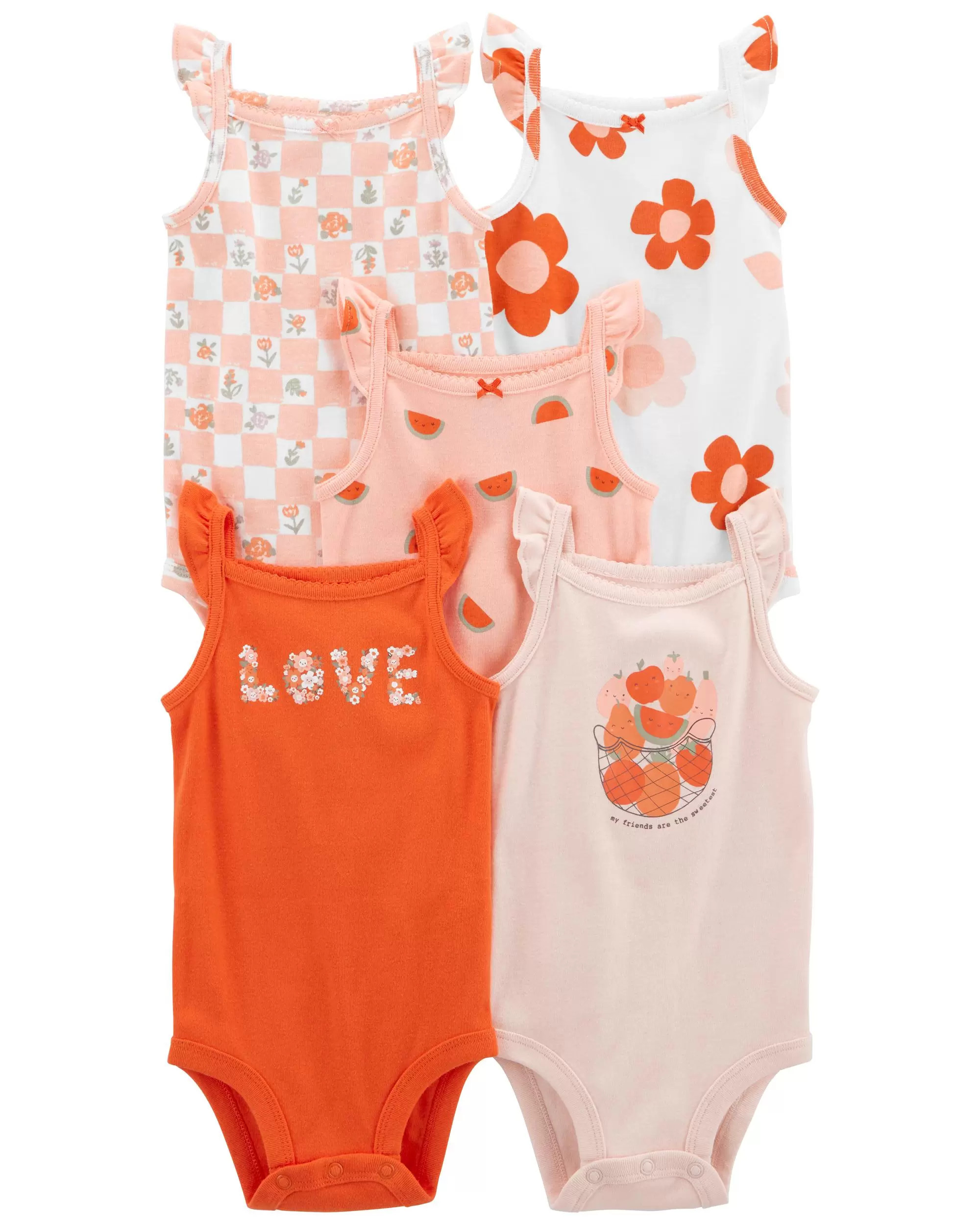 Baby 5-Pack Tank Bodysuits | Carter's