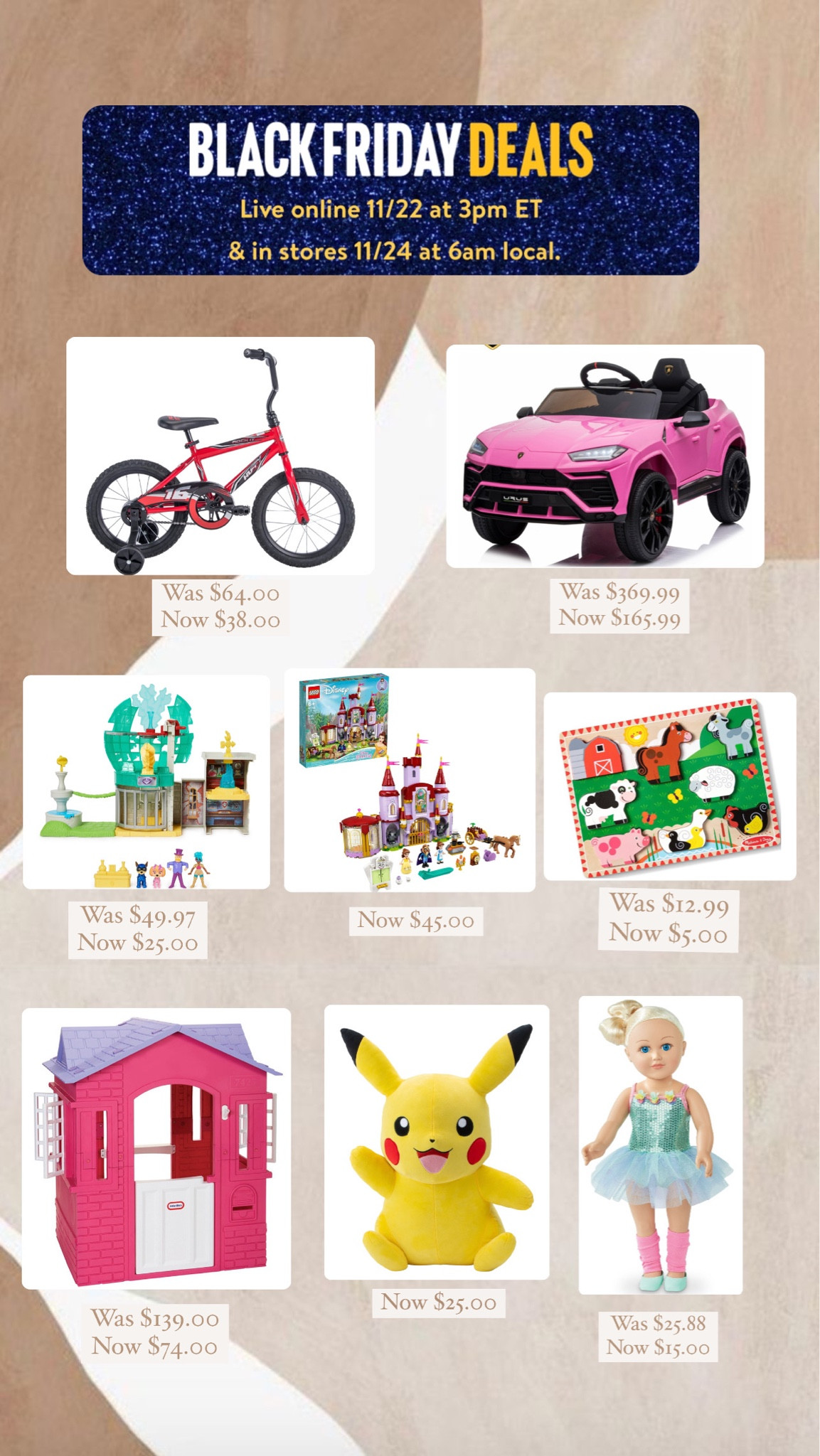 Black Friday Deals for toys @walmart

#LTKCyberWeek #LTKsalealert #LTKHoliday