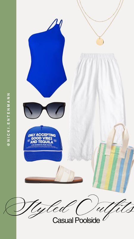 Casual poolside outfit featuring the Cupshe bathing suit that’s on sale! 

Pool outfits, Target swim, Cupshe swim, spring style, styled outfit, revolve swim, spring trends 

#LTKswim #LTKSeasonal #LTKstyletip