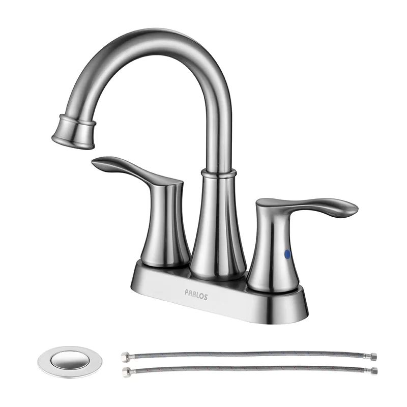 13627 Bathroom Sink Faucet With Pop-Up Drain And Water Supply Lines | Wayfair North America
