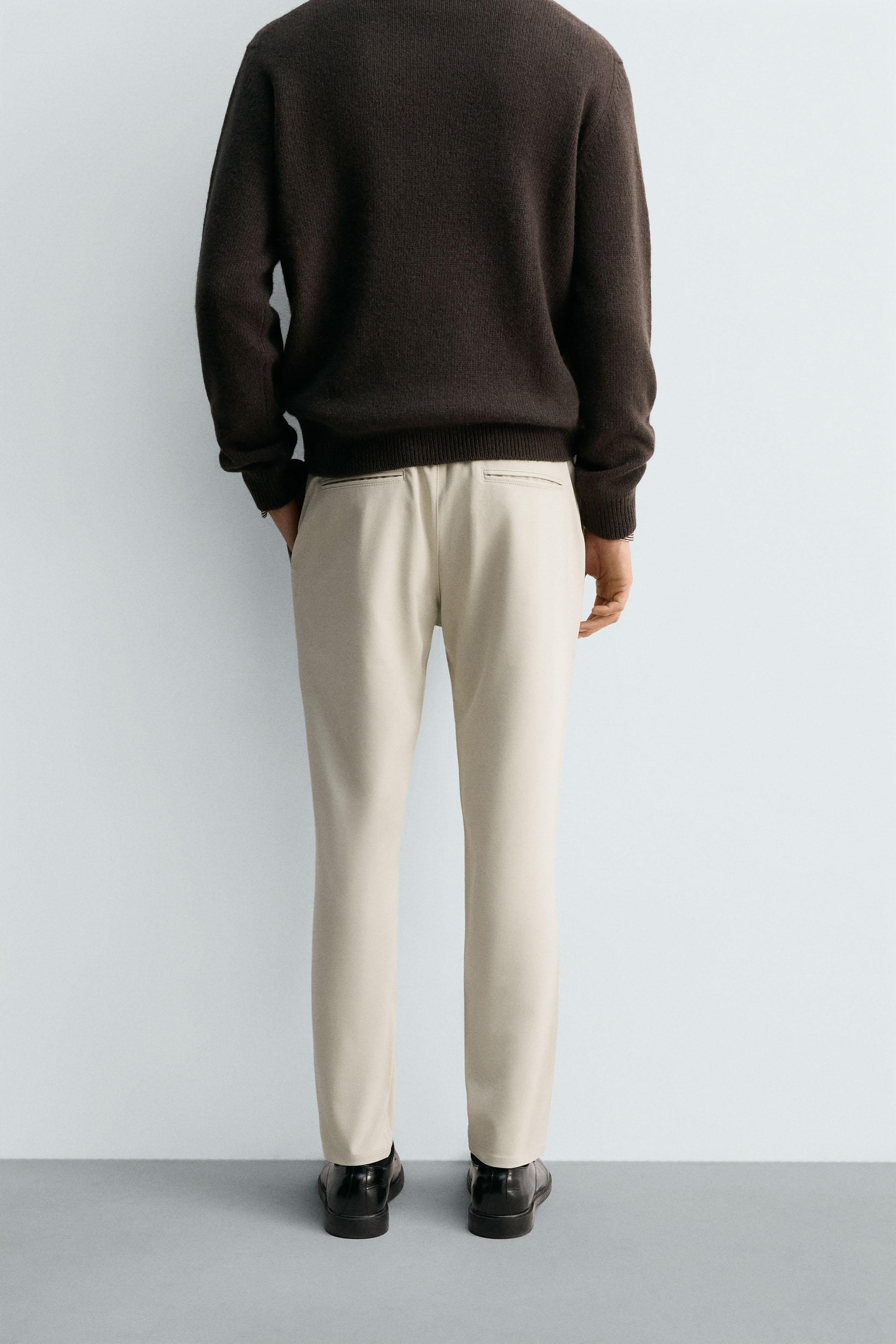 SLIM FIT STRETCH PANTS | Zara US