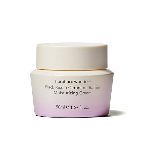 haruharu wonder Black Rice 5 Ceramide Barrier Moisturizing Cream, Daily Skin Barrier Care, Long-Lasting Hydration, Soothing & Nourishing, Ceramide Capsules, Korean Skincare 50ml | Amazon (UK)