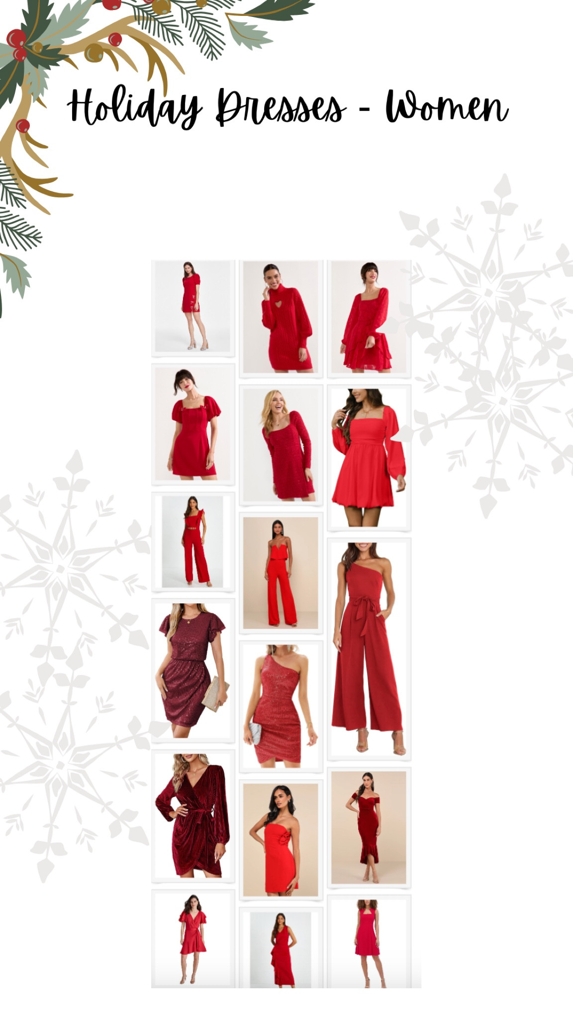 Holiday Dresses - Women 