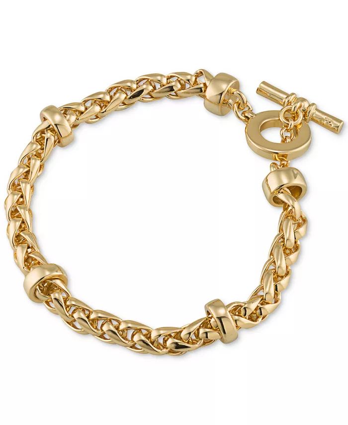 Gold-Tone Heavy Chain Toggle Bracelet | Macys (US)