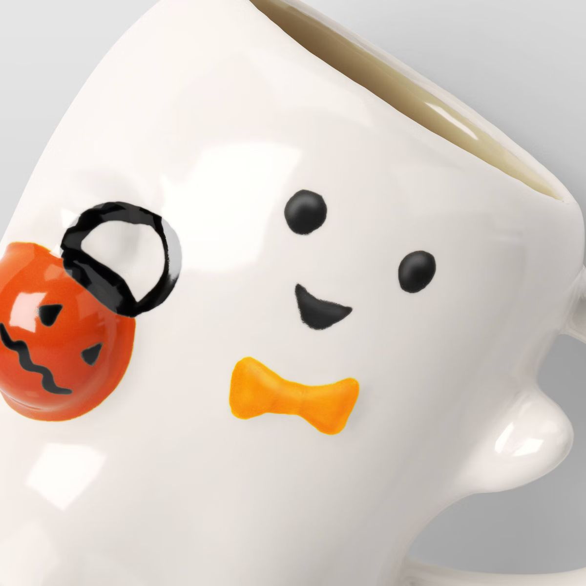 15.2 fl oz Halloween Stoneware Figural Ghost Mug - Hyde & EEK! Boutique™ | Target