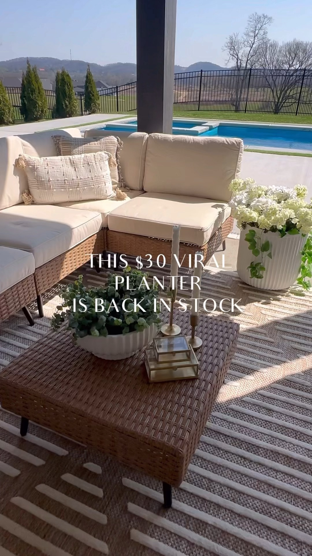 Viral $30 planter back in stock for the spring! 🌸🙌🏻 

#LTKSaleAlert #LTKFindsUnder50 #LTKHome