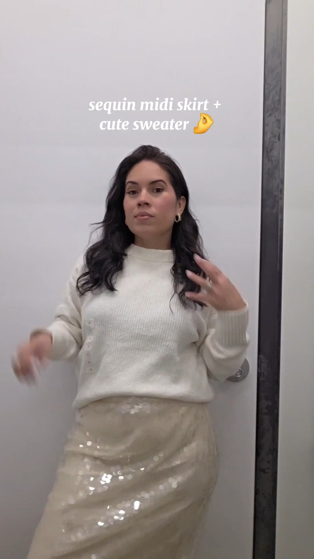 Holiday outfits from Old Navy! 

Sweater, S
Sequin skirt, m
Faux leather midi skirt, m
Cropped corduroy, s



#LTKFindsUnder50 #LTKParties #LTKHoliday