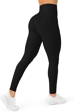 PAVOI ACTIVE Buttery Soft Workout Leggings for Women - High Waisted No Front Seam Gym Leggings Yo... | Amazon (US)