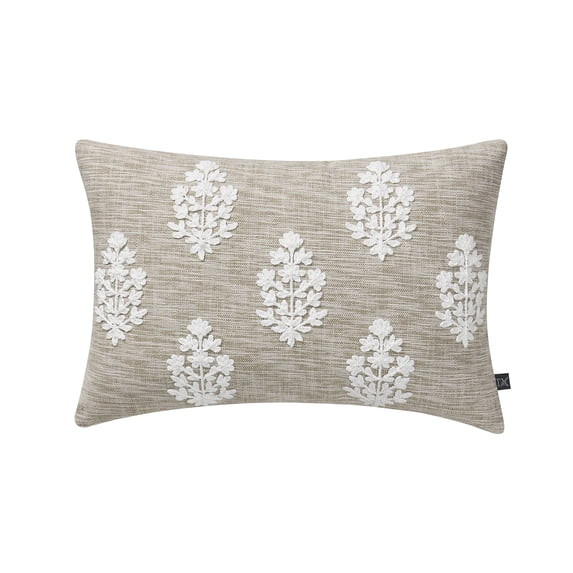My Texas House 14" x 20" Beige/White Rope Motif Cotton Decorative Pillow | Walmart (US)