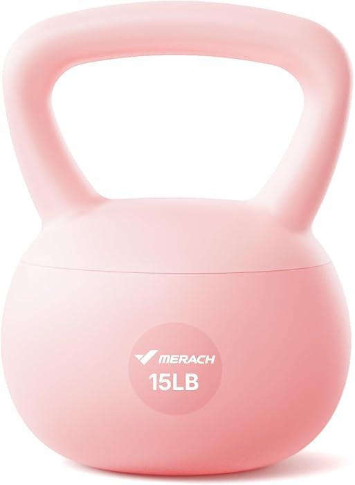 MERACH Soft Kettlebells 15 LB Cushioned Impact-Resistant Base & Anti-Slip | Amazon (US)