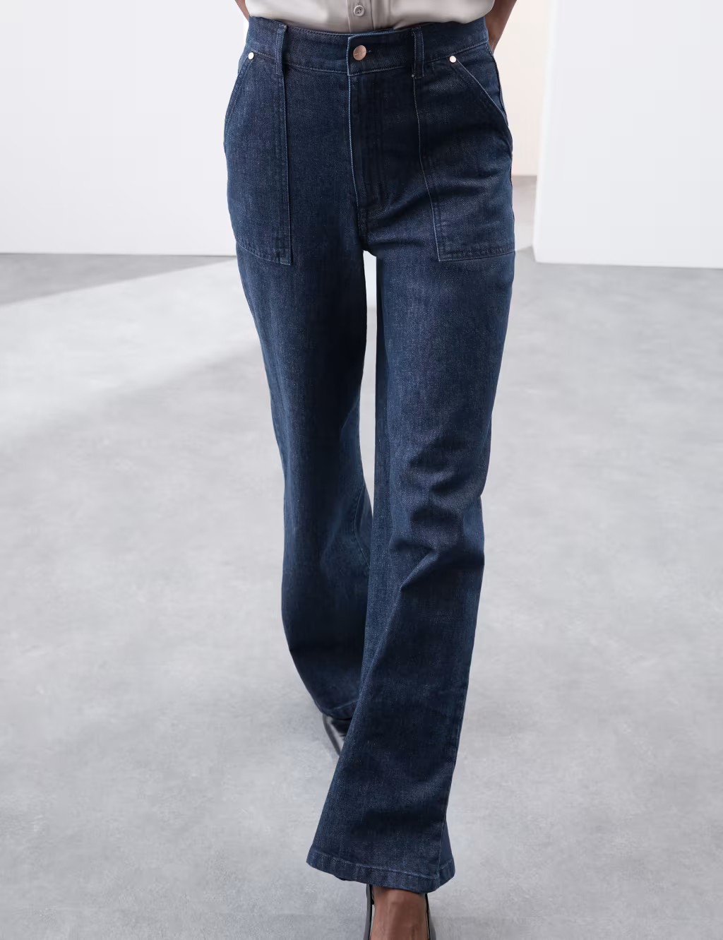 High Waisted Straight Leg Carpenter Jean | Marks & Spencer (UK)