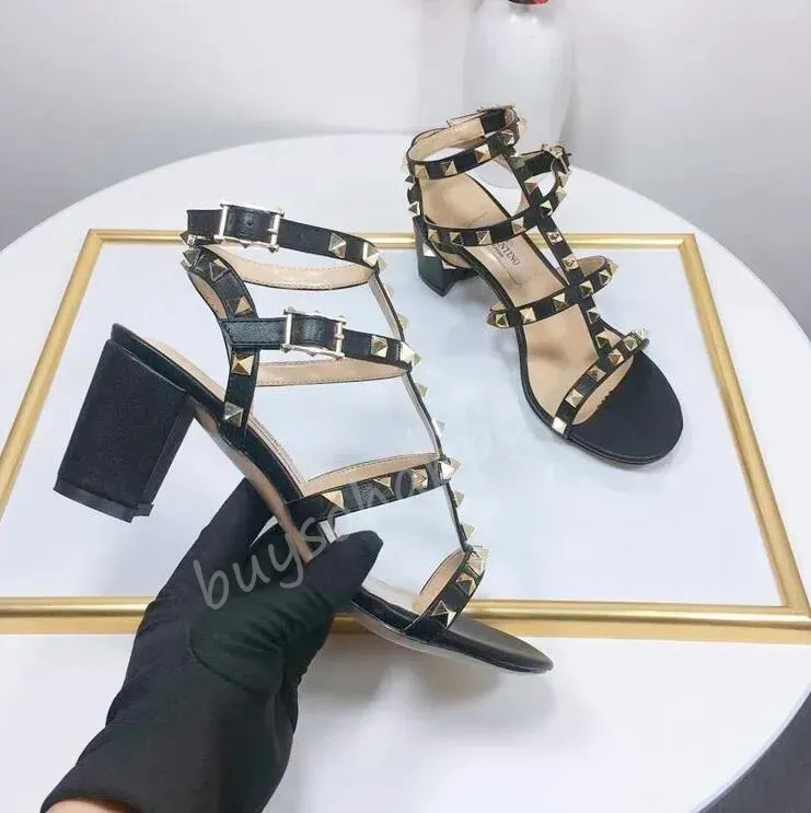 Rivet Sandals Designer Rivet Heels Slippers Rivets Girls Studded Cool Slides Jelly Peep Toes Shoe... | DHGate