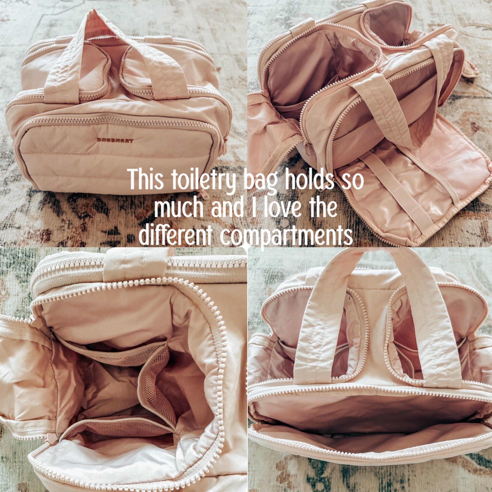 This toiletry bag I loved! It holds so much and keeps everything upright and in place. This bag comes in alot of colors  

#LTKStyleTip #LTKFindsUnder50 #LTKTravel