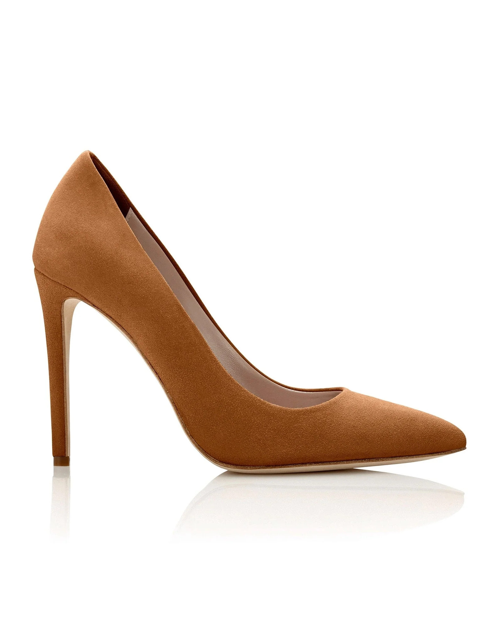 Rebecca Saddle Suede
			High Heel | Emmy London