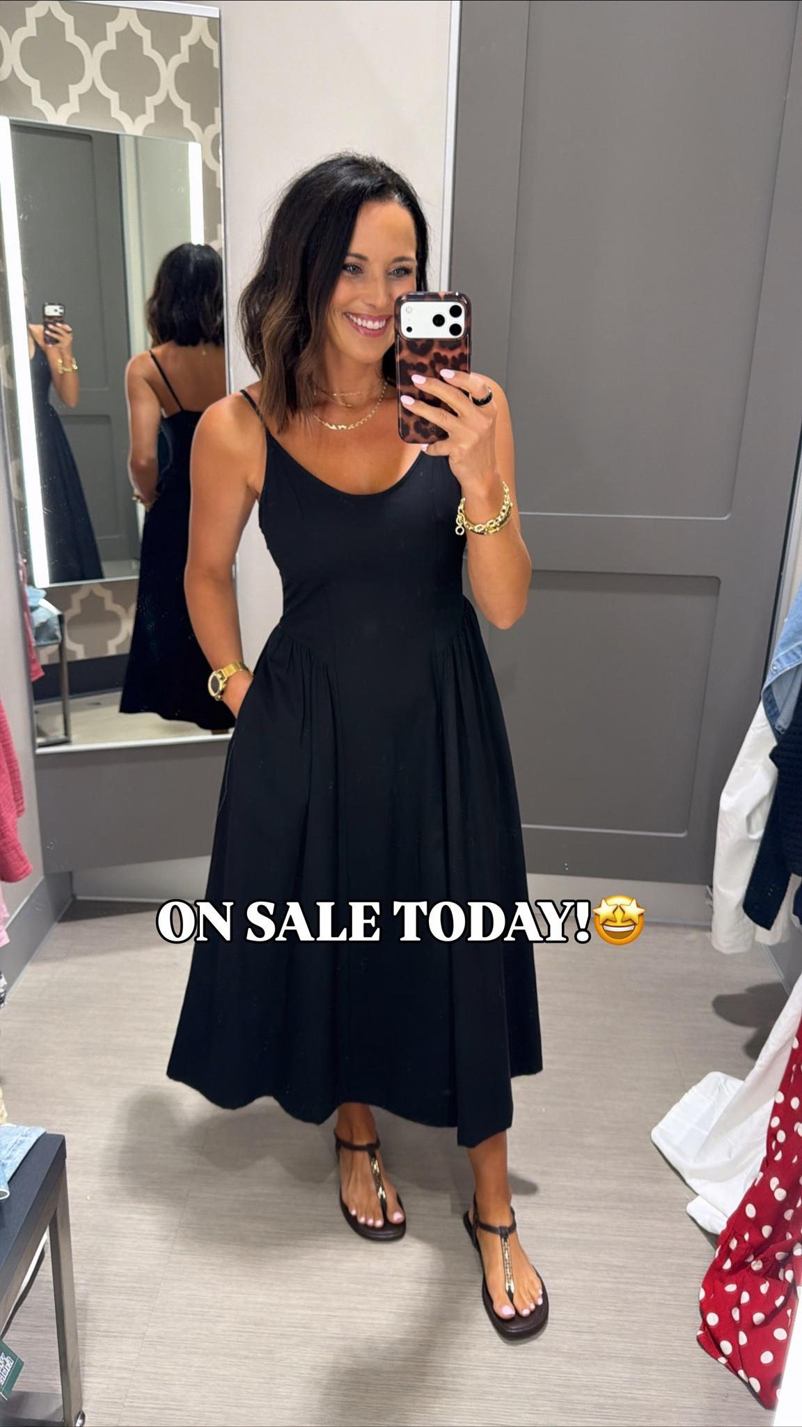 Target dress 🖤 on sale today!! wearing size XS. This one is so good and has pockets 🙌

#targetstyle #targetfinds #targetdress #onsaletoday #summerdress #womensfashion #ltkstyle #ltkunder50 #outfitinspo