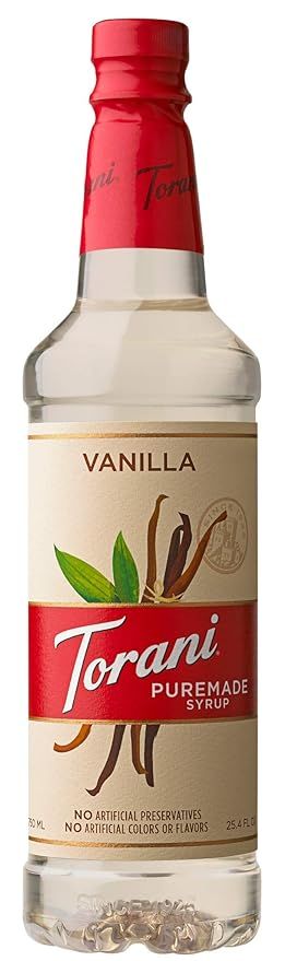 Torani Puremade Vanilla Syrup, 750 mL | Amazon (US)