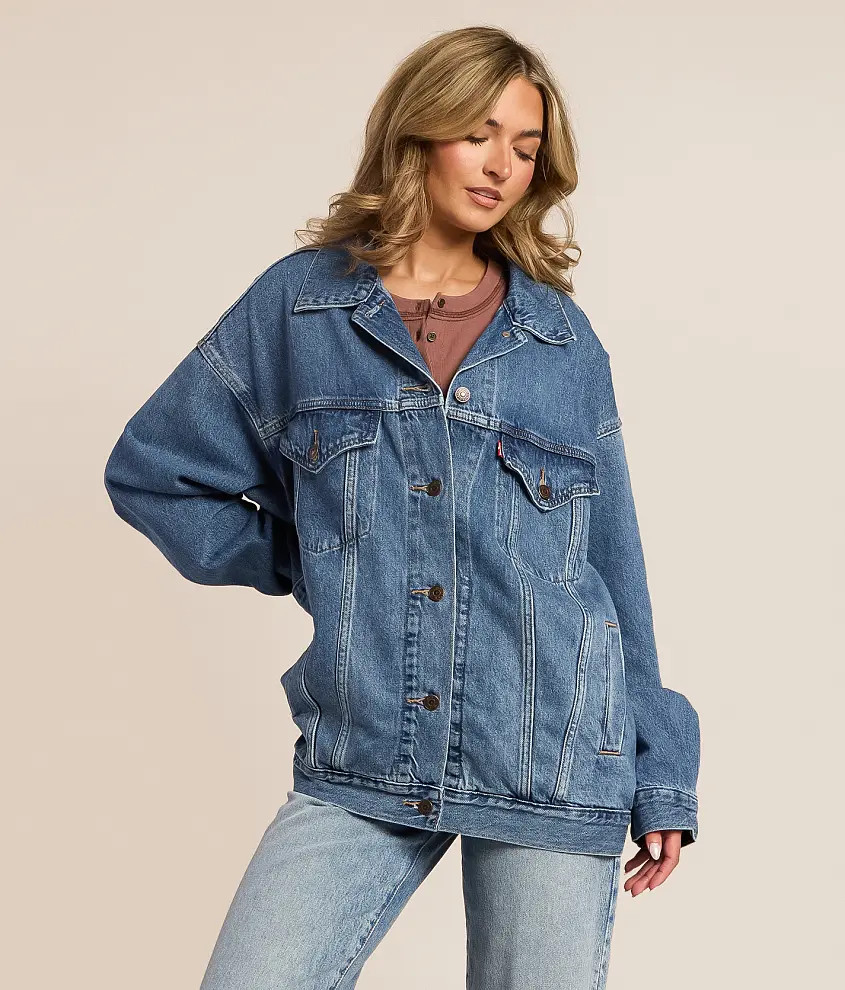 Premium XL Denim Trucker Jacket | Buckle