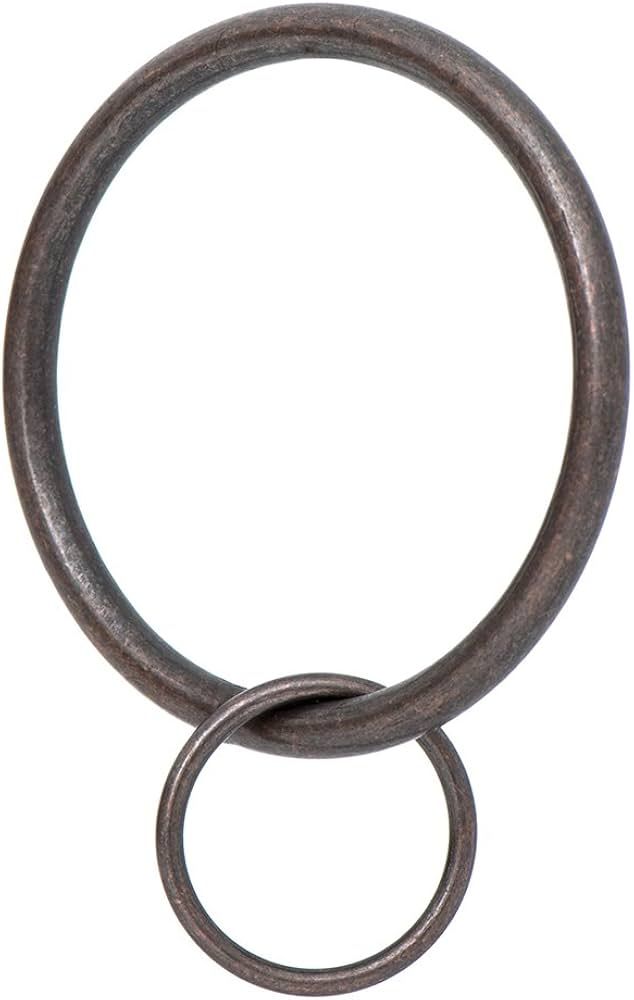 Ivilon Drapery Eyelet Curtain Rings - 2" Ring Loop for Hook Pins, Set of 14 - Oil Rubbed Bronze (... | Amazon (US)