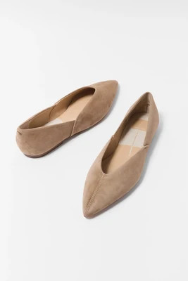 Gema Taupe Suede Flats by Dolce Vita | Avara