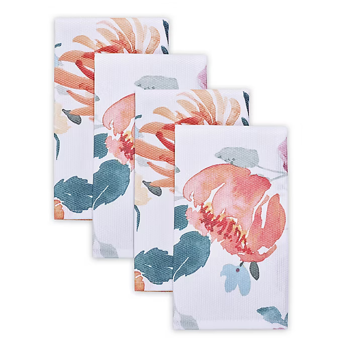 Spring Jubilee Floral Napkins (Set of 4) | Bed Bath & Beyond | Bed Bath & Beyond