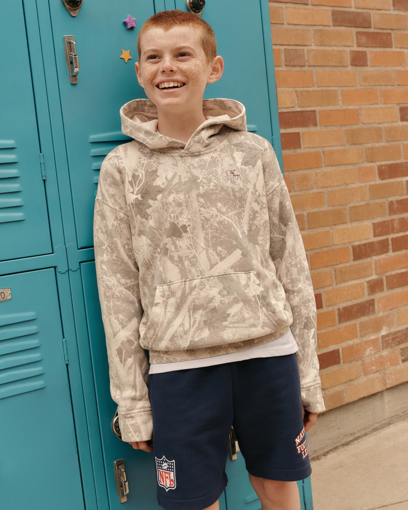 nfl graphic fleece shorts | Abercrombie & Fitch (US)