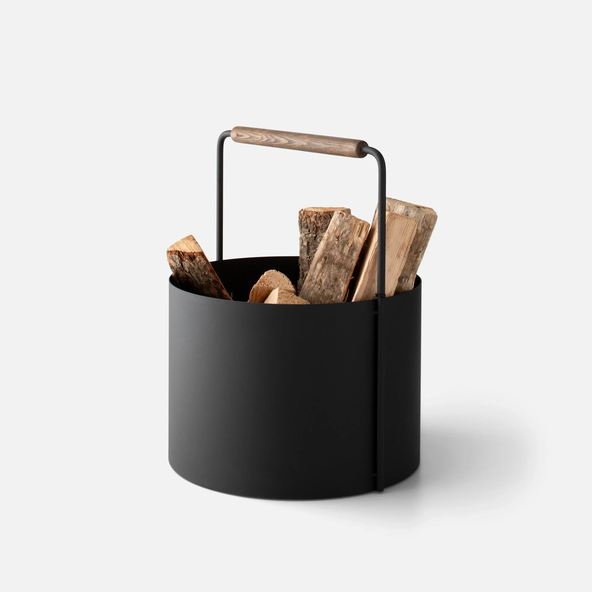 Oak Handle Firewood Basket | Schoolhouse
