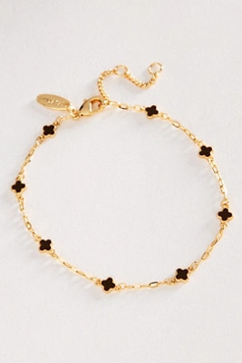 Clover Chain Wrap Bracelet | Anthropologie (US)