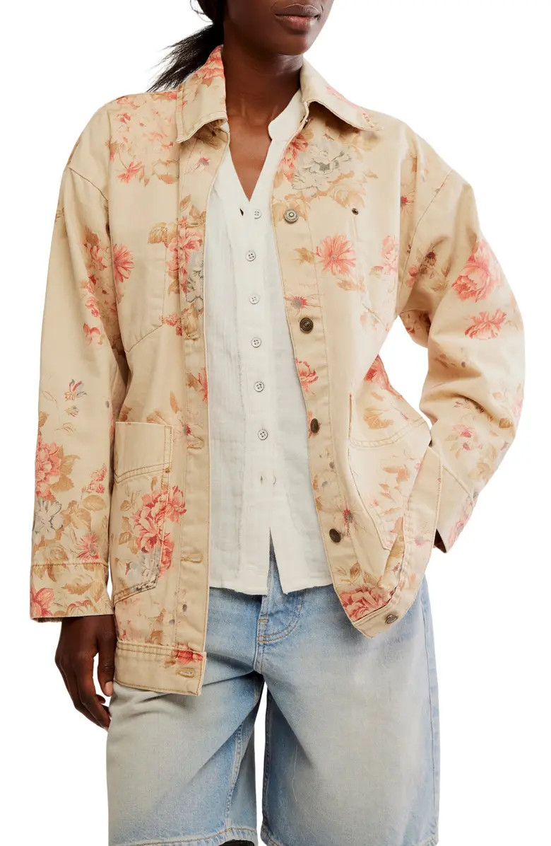 Avery Floral Denim Jacket | Nordstrom
