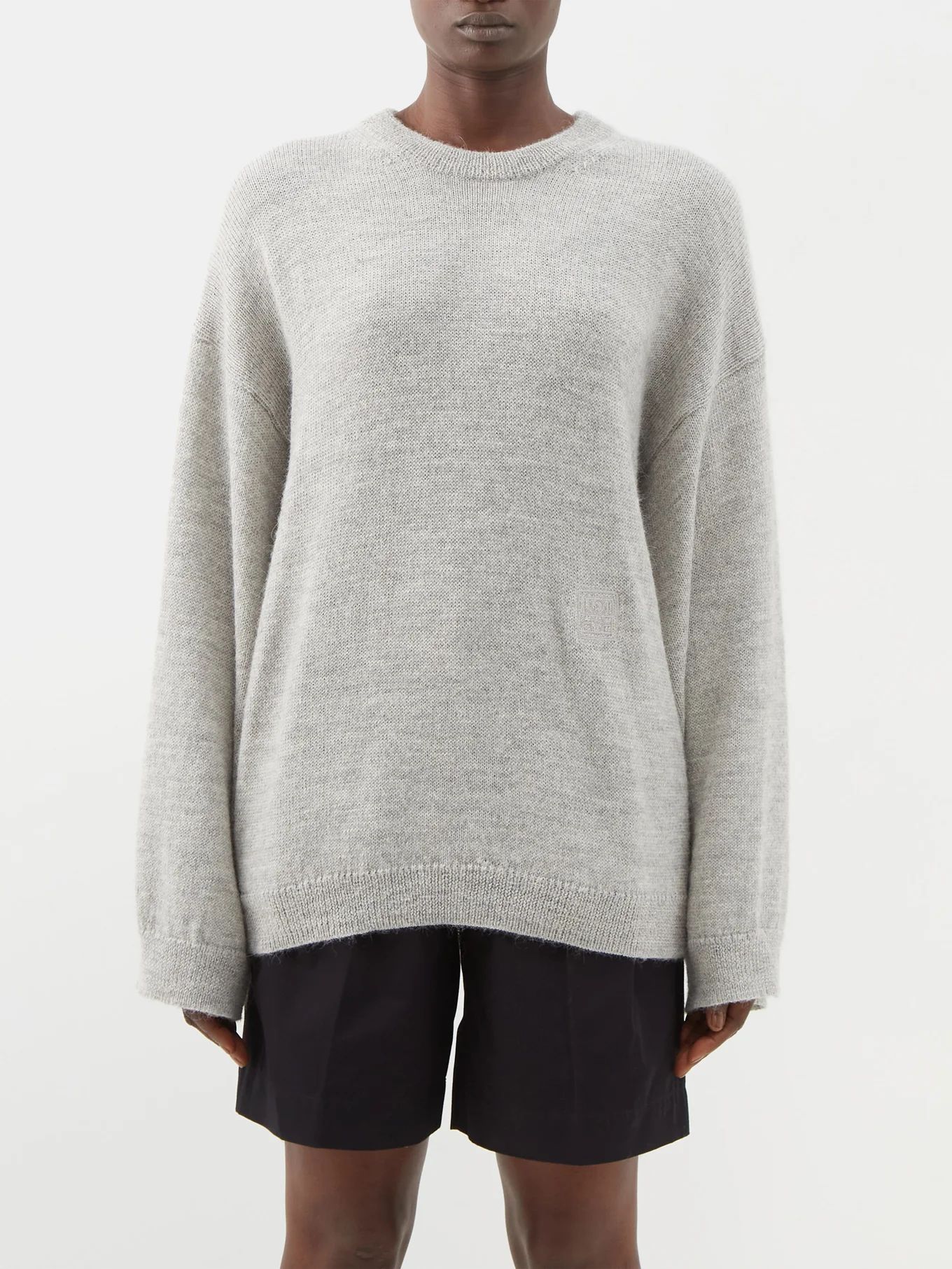 Dropped-shoulder alpaca-blend sweater | Toteme | Matches (UK)