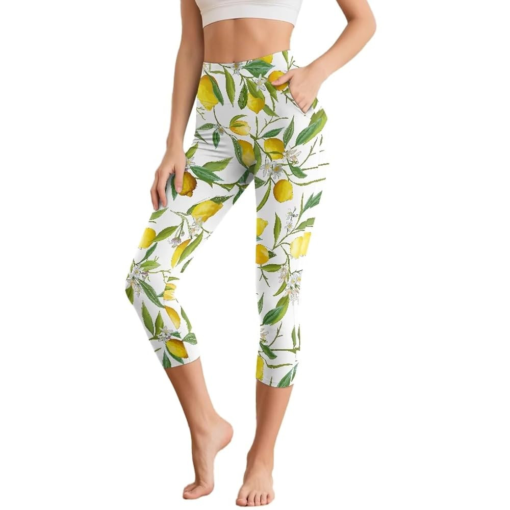 Yewattles High Waisted Soft Workout Yoga Pants for Women with Pockets Yoga Pants Tummy Control Bo... | Amazon (US)