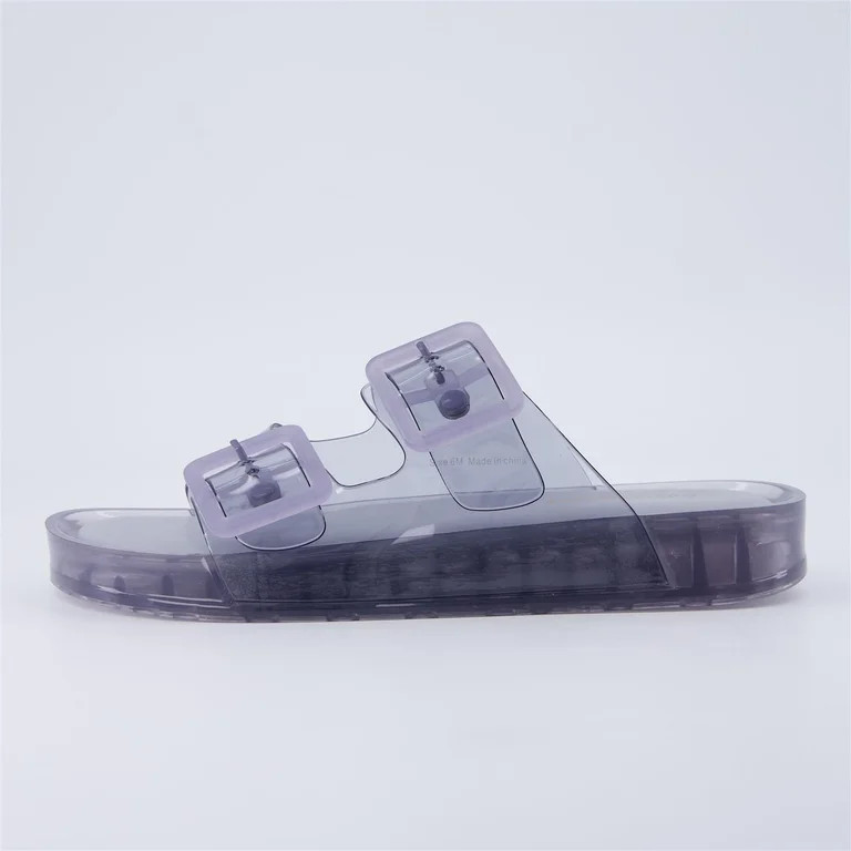 Cushionaire Pool Slides For Women Waterproof Double Buckle Adjustable Slip-On Womens Sandals For ... | Walmart (US)