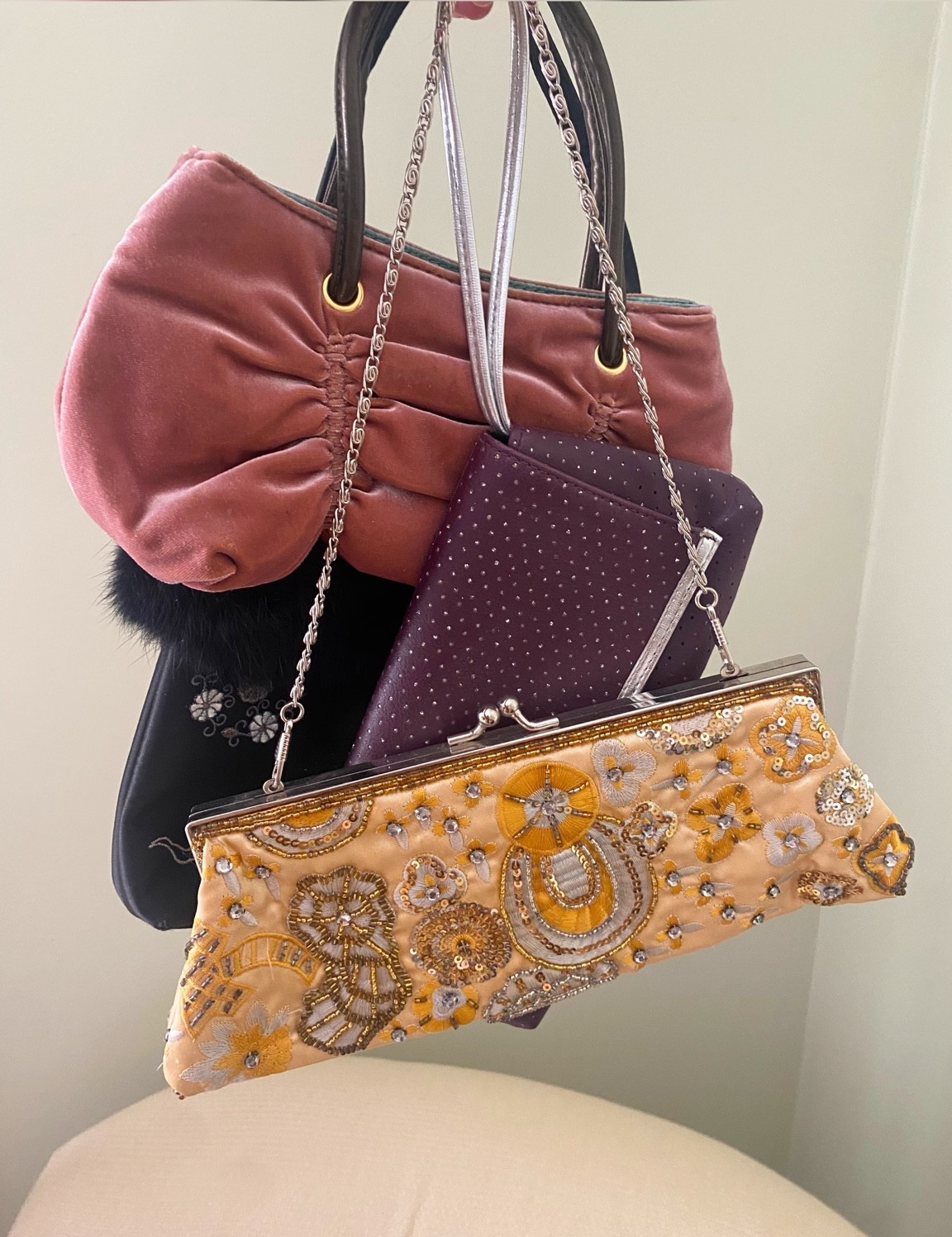 Stumbled on my OG Y2K Bags!❤️ Iconic modern day clutch, wristlets, & baguette styles below  #y2k #nostalgia #baguette #y2kfashion #handbag #clutch #accessories 

#LTKItBag