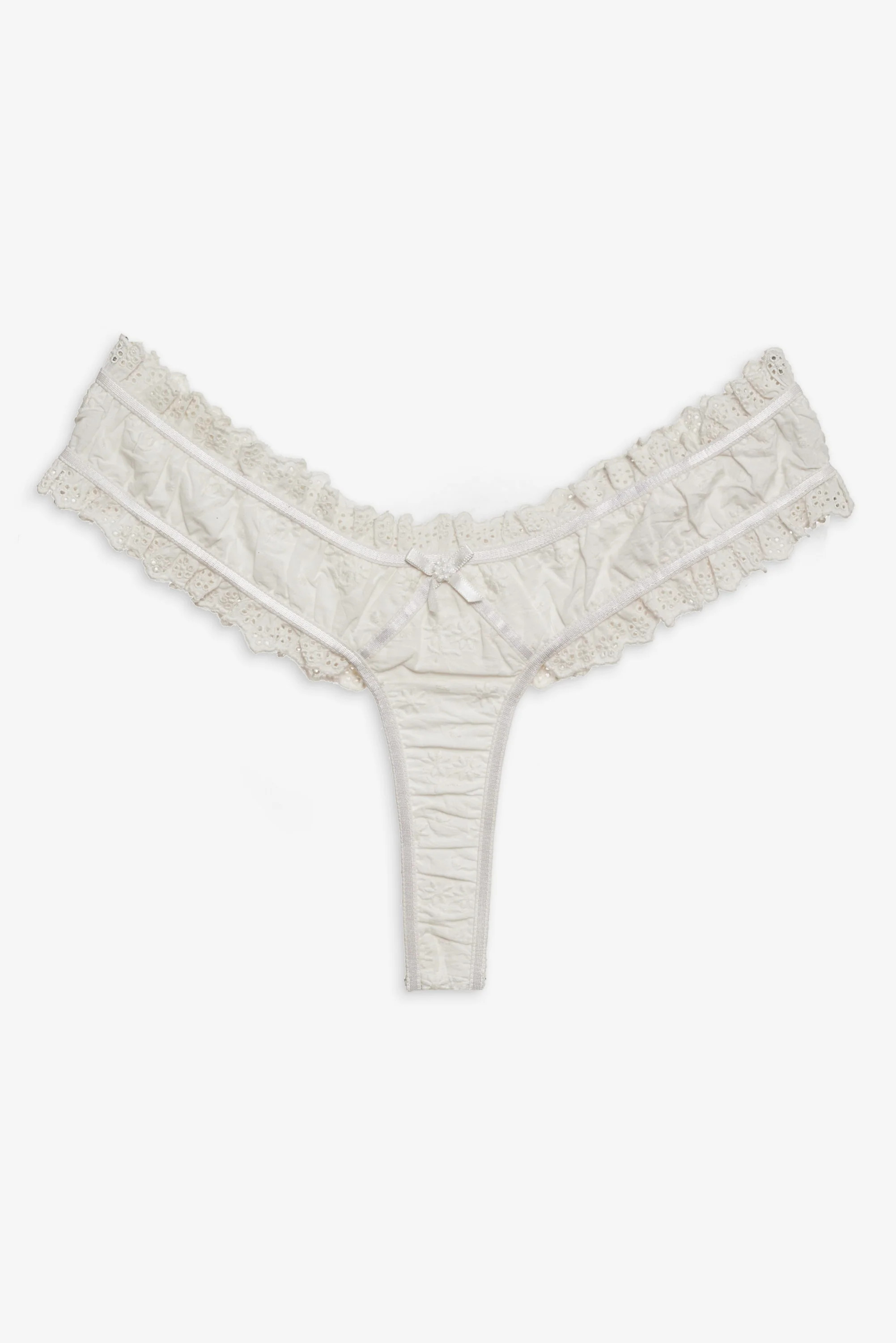 Edie Eyelet Thong Panty | For Love & Lemons