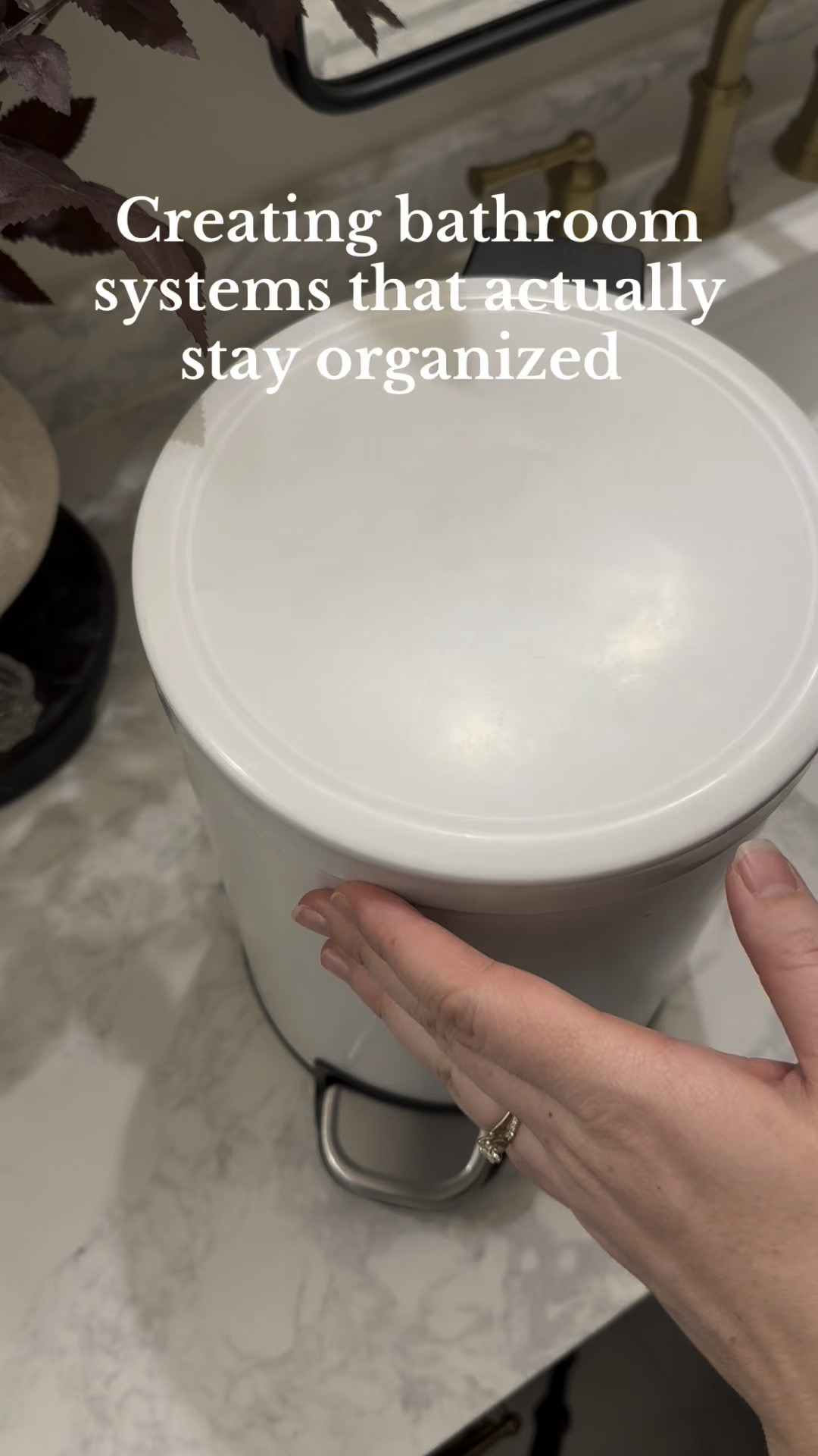 Crating bathroom systems that actually stay organized!

#LTKHome #LTKSeasonal #LTKFamily