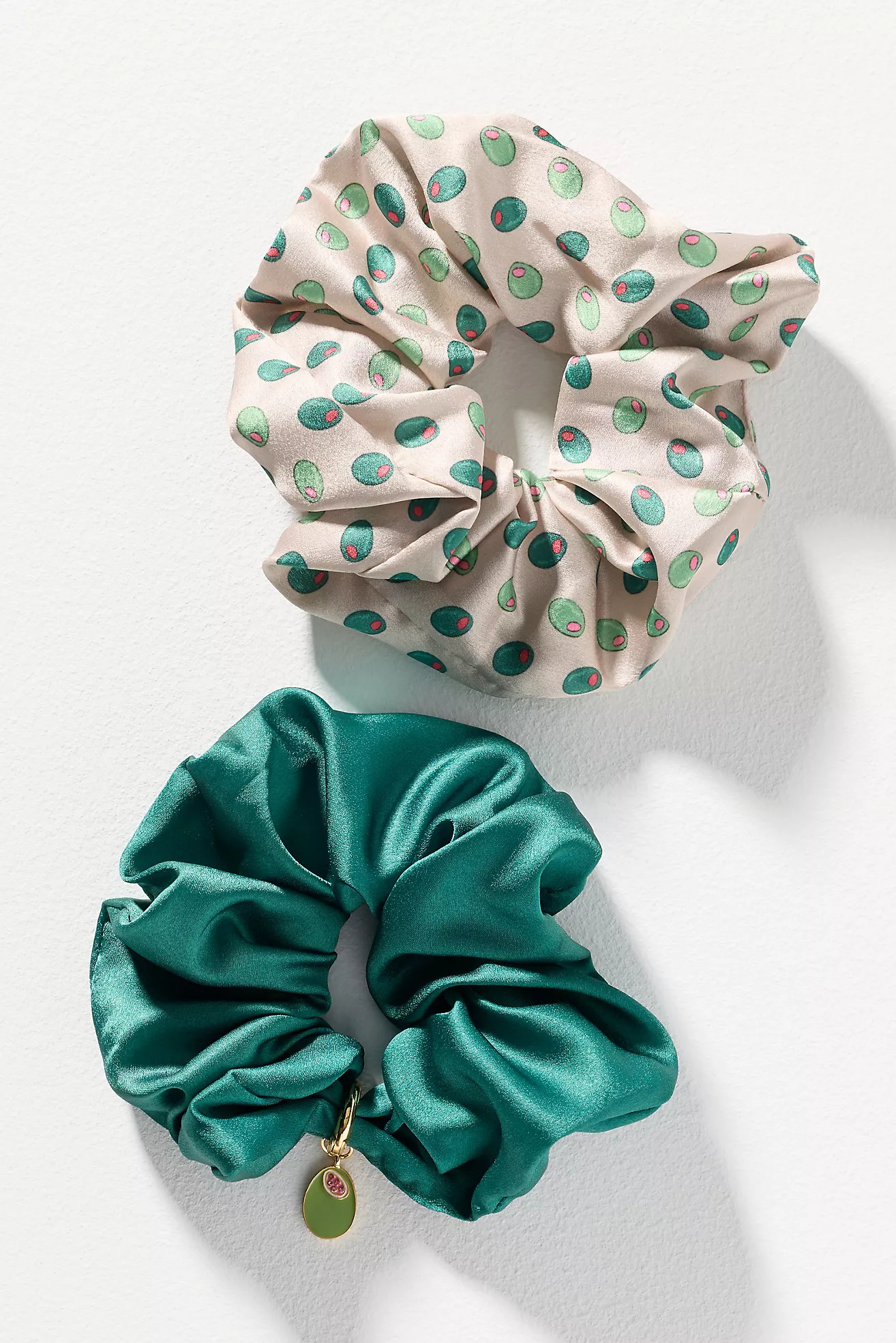 Frasier Sterling Charmed Scrunchies, Set of 2 | Anthropologie (US)