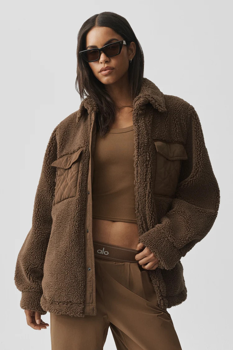Sherpa Edge Shacket | Alo Yoga