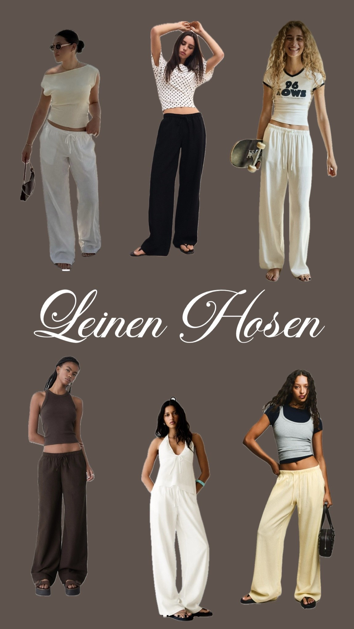 Hier findet ihr meine favorite Leinen Hosen