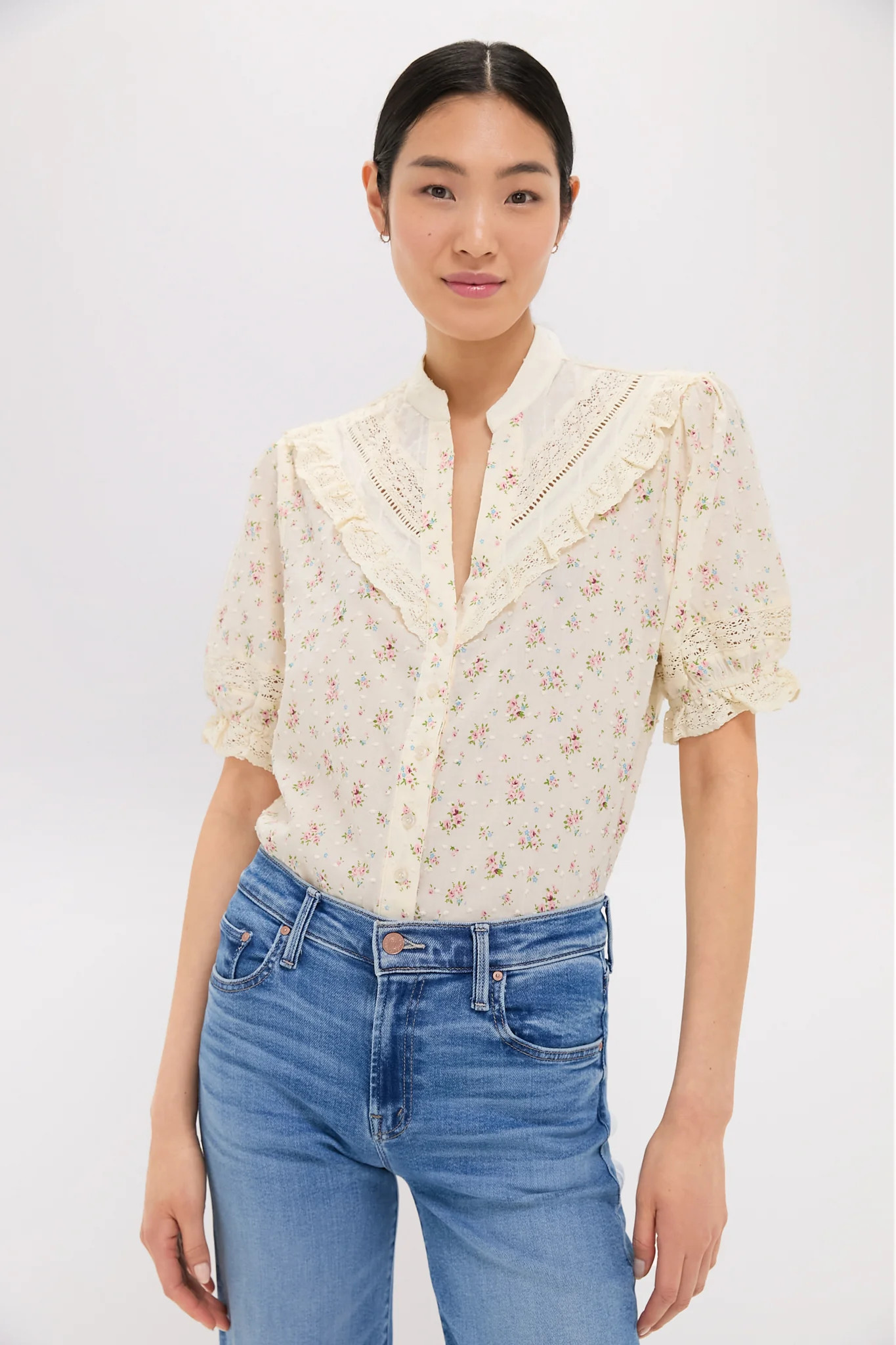Blossom Ditsy Sacha Shirt | Tuckernuck (US)