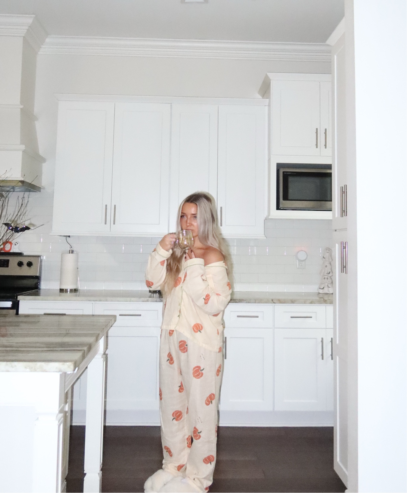 pumpkin pajamasss🎃 2025 (wearing last years amazon pjs - sold out similars linked) 

Halloween pajamas, pumpkin pajamas, fall loungewear, fall decor 2025, aesthetic Halloween decor, fall fashion 2025, autumn fashion, cozy fall outfit 

#LTKfindsunder50 #LTKstyletip #LTKSeasonal