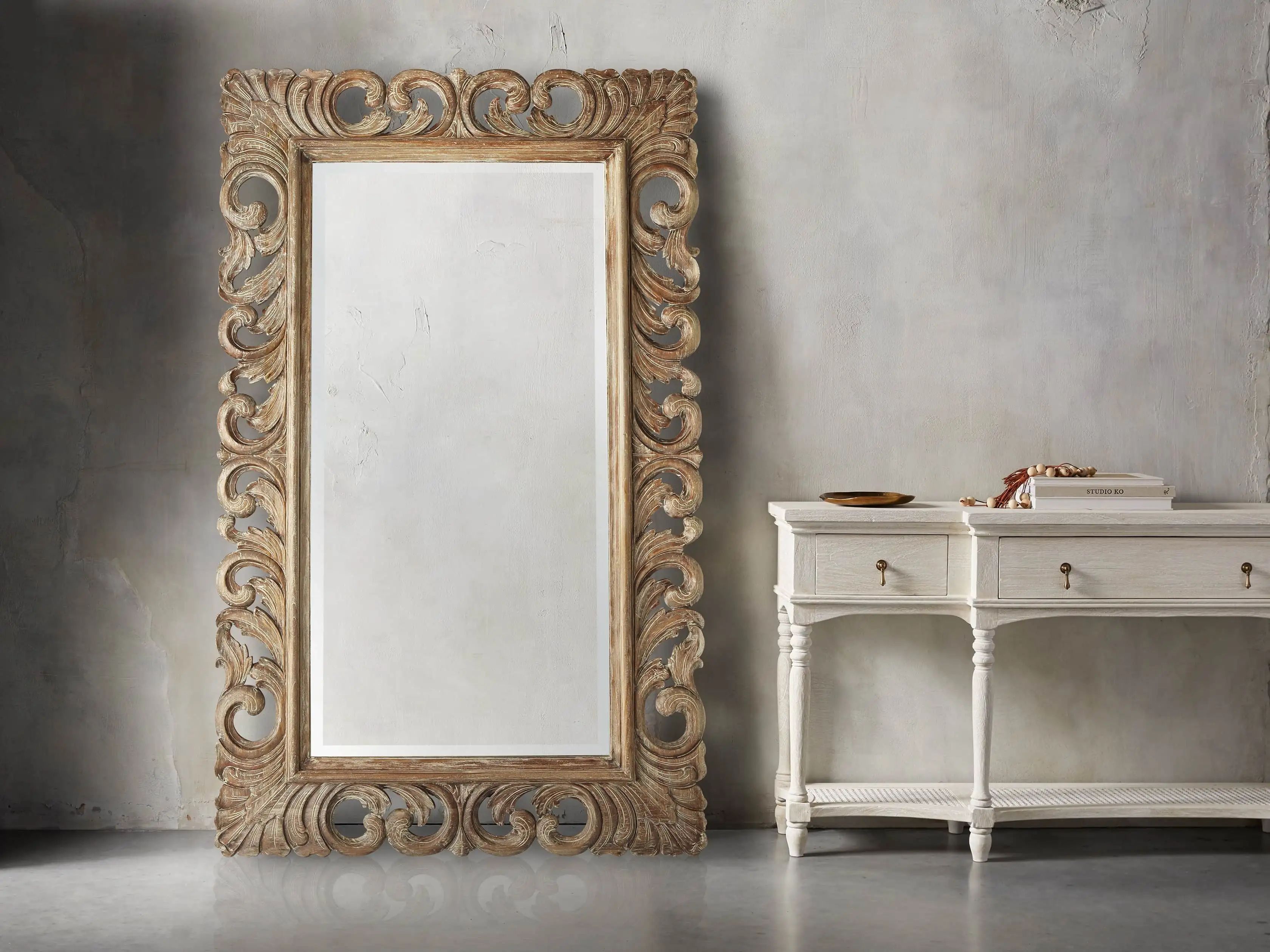 Porter Floor Mirror in Rustic | Arhaus