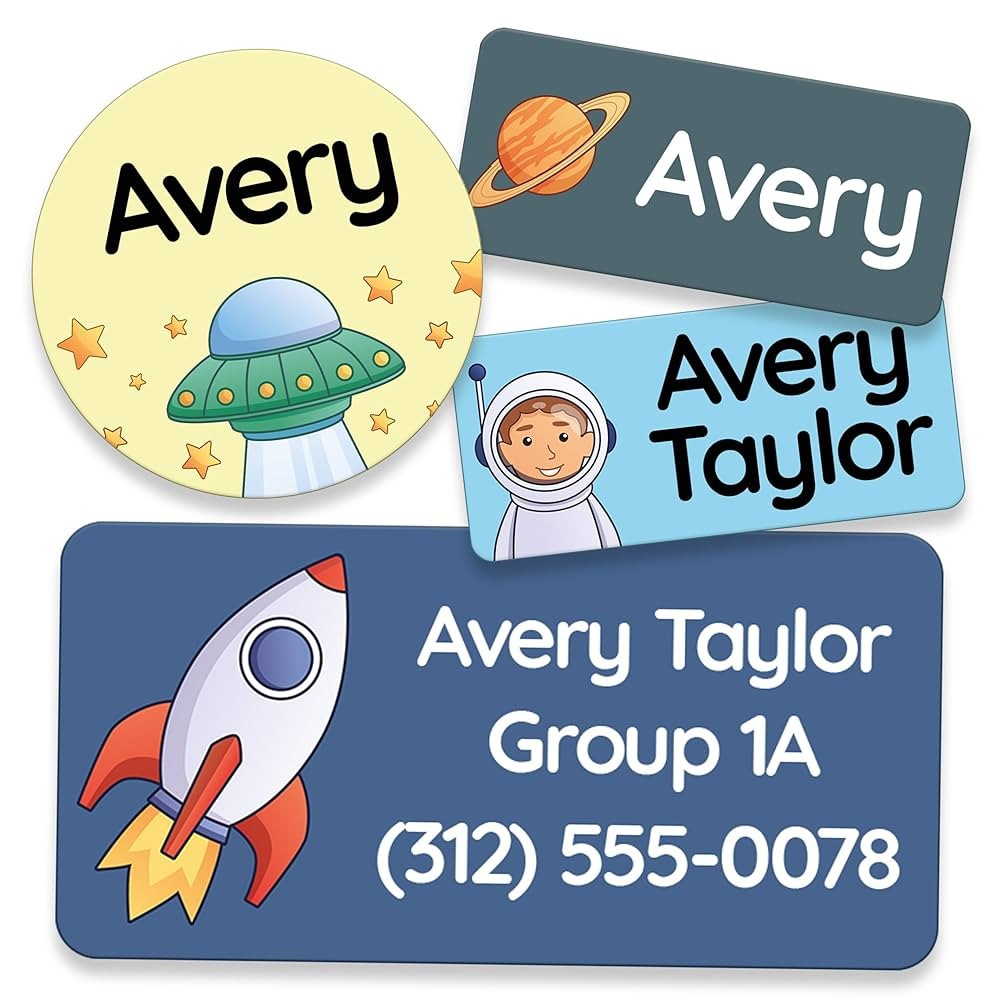 TagBuddy® Personalized Daycare Name Labels for Kids [50pcs] - Waterproof Name Stickers for Schoo... | Amazon (US)