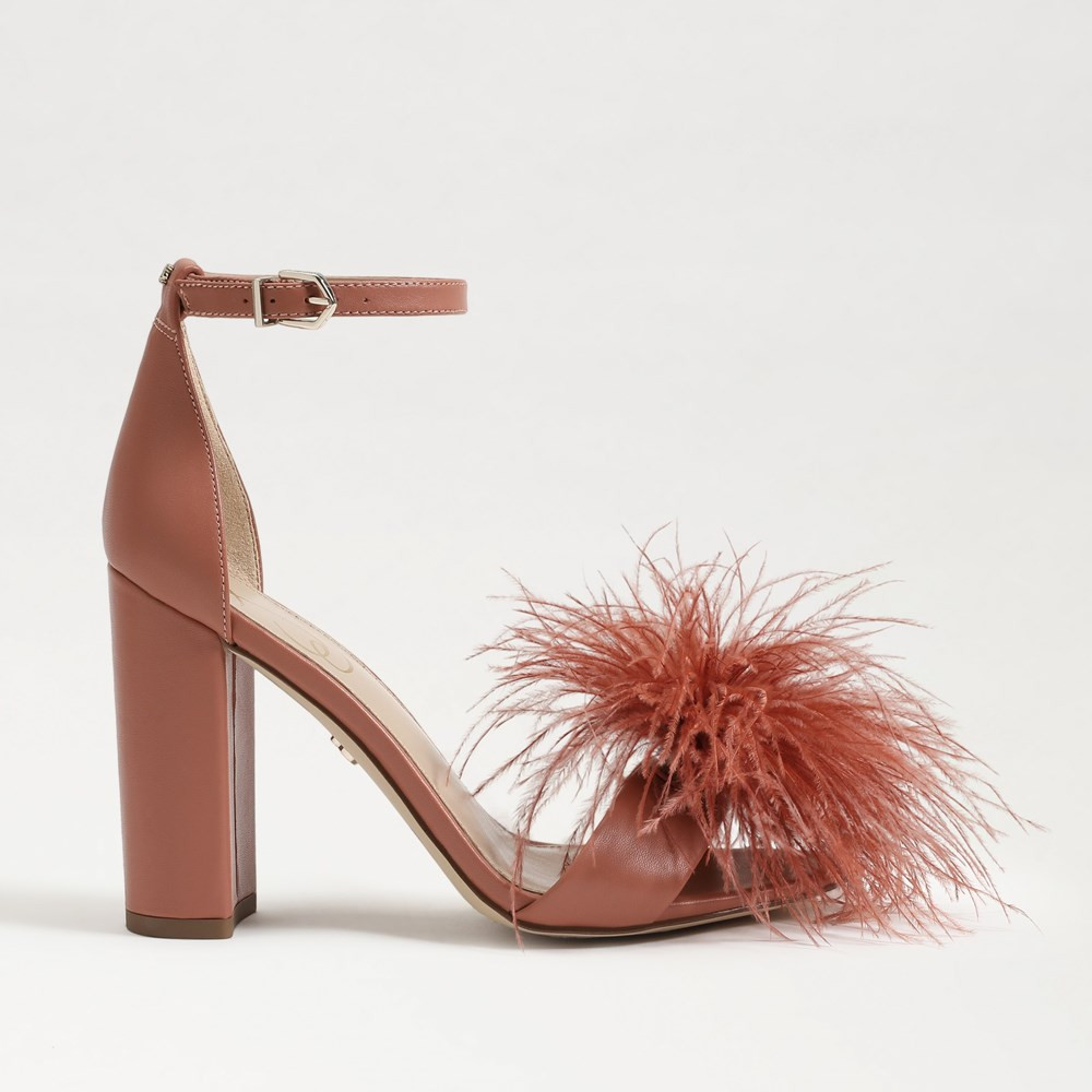 Yaro Feather Heel Sandal | Sam Edelman